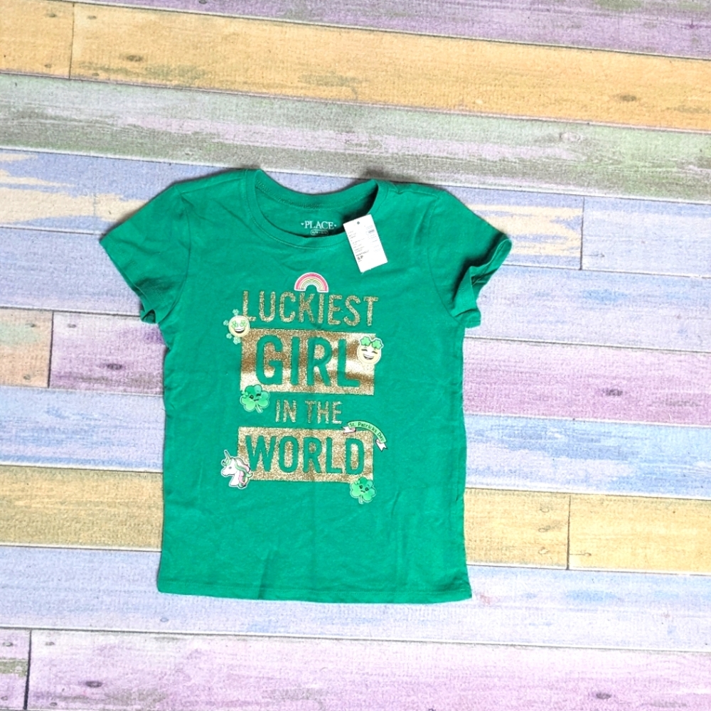 3 Items - NWT Girls St. Patrick's Day Shirt with 2 Pants - Size 5